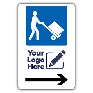 Large Goods In Icon Arrow Right - Large Your Logo Here