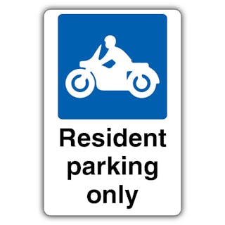 Resident Parking Only - Mandatory Motorcycle Parking