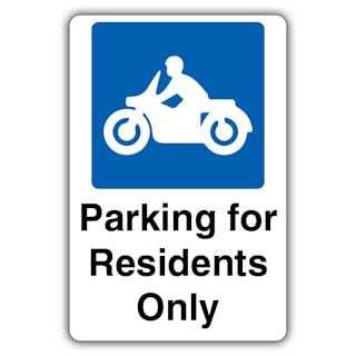Parking For Residents Only - Mandatory Motorcycle Parking