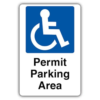 Permit Parking Area - Mandatory Disabled