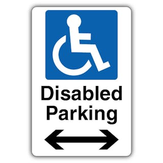 Disabled Parking - Arrow Left/Right
