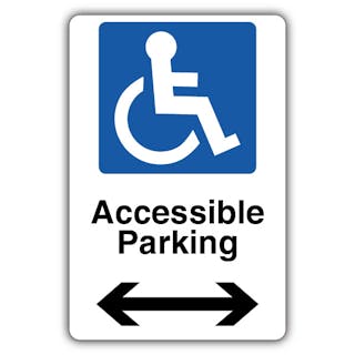 Accessible Parking - Arrow Left/Right