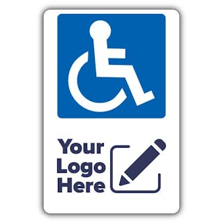 Disabled Parking Icon - Your Logo Here