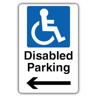Disabled Parking - Arrow Left