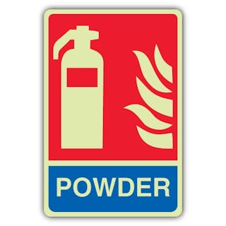 Photoluminescent General Powder Fire Extinguisher