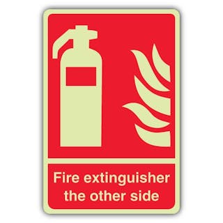 Photoluminescent Fire Extinguisher The Other Side