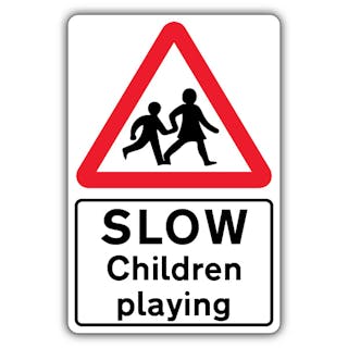 Slow Children playing - Children Crossing Triangle