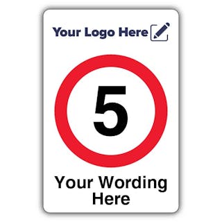 5MPH Custom Wording - Your Logo Here