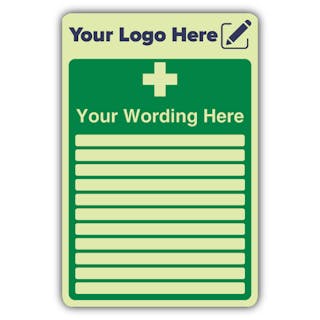 First Aiders - Portrait - Your Logo Here