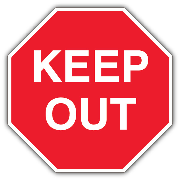 Keep Out - Site Safety Prohibition - Octagon Sign | Keep Out | Your ...