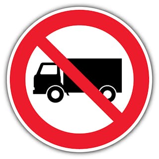 Lorry Prohibition - Symbol