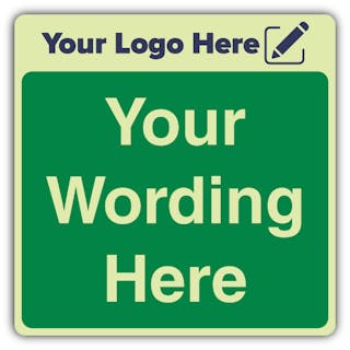 Green Custom - Square - Your Logo Here