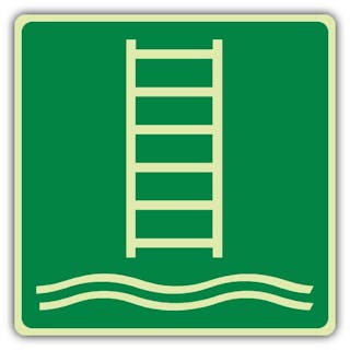 Photoluminescent Pilot Ladder Symbol