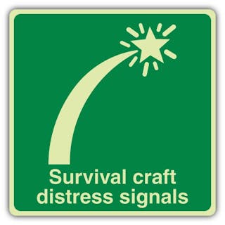 Photoluminescent Survival Craft Distress Signals