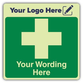 First Aid - Square - Your Logo Here