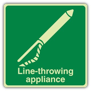 Photoluminescent Line-Throwing Appliance