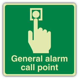 Photoluminescent General Alarm Call Point