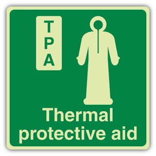 Photoluminescent Tpa Thermal Protective Aid