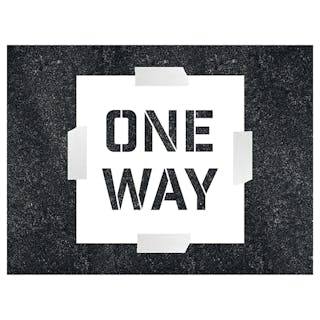 One Way - Stencil