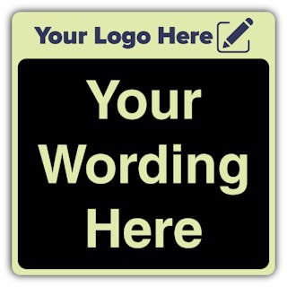Wayfinding Black - Square - Your Logo Here