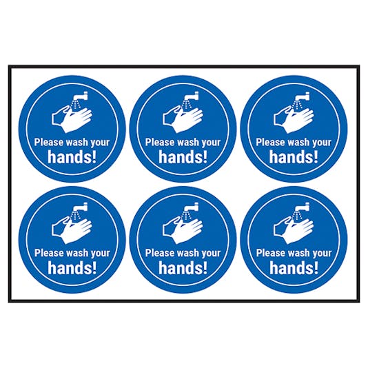 please wash your hands hand hygiene labels safety signs eurekadirect