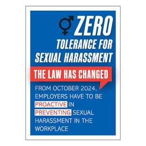 Sexual Harassment - The Law Has Changed Poster