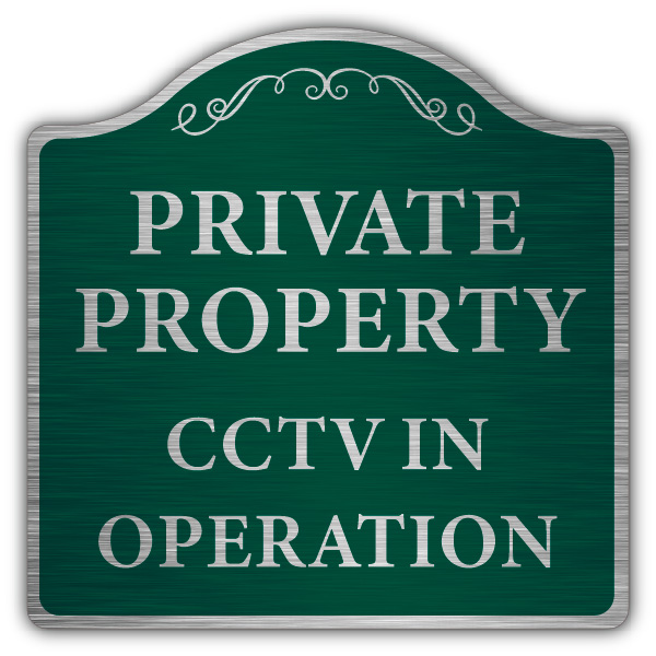 Private Property CCTV In Operation - Large Icon - Prestige Sign | Home ...