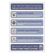 Top Tips for Data Protection Poster