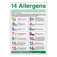14 Allergens Poster