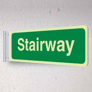 Photoluminescent Stairway - Corridor Sign