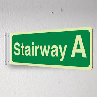 Photoluminescent Stairway A - Corridor Sign