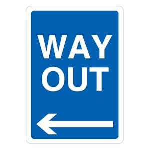 Way Out - Arrow Left
