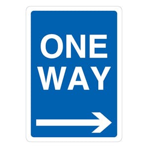 One Way - Arrow Right
