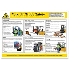 Fork Lift Truck Safety Poster