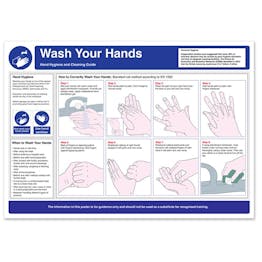 Wash Your Hands Safety Poster | Safety Posters | First Aid Posters ...