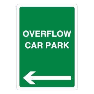 Overflow Car Park - Green Arrow Left