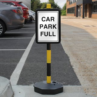 Temporary Signpost - Car Park Full