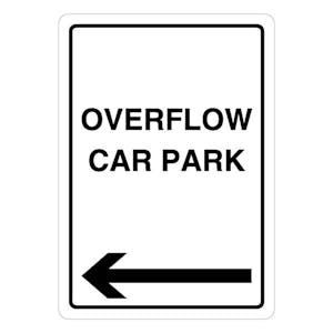 Overflow Car Park - Arrow Left