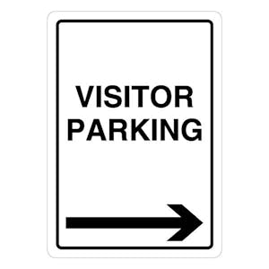 Visitor Parking - Arrow Right