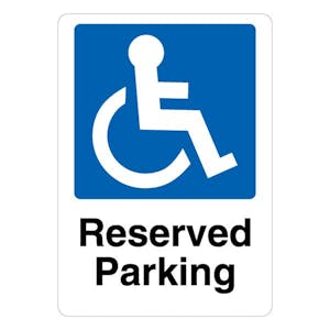 Reserved Parking - Mandatory Disabled