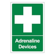 Adrenaline Device Signs