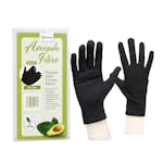 Avocado Fibre Adult Black Eczema Gloves