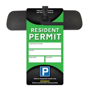 Resident Permit Hanger