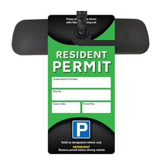Resident Permit Hanger