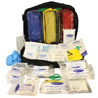 Office 100 Piece First Aid Kit - Colour Coded Pouch Bag