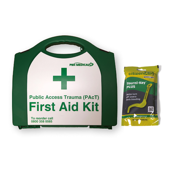 Public Access Trauma First Aid Kit - with 2 x Tourni-Keys | FirstAid4Less