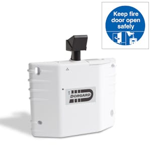 Dorgard Fire Door Retainers - With a FREE Sign!