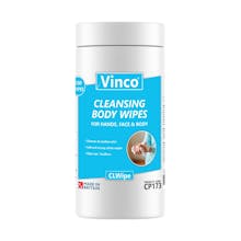 Vinco CLWipe Cleansing Body Wipes - Tub