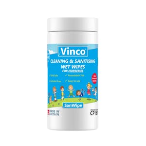 Vinco SanWipe Cleaning and Sanitising Nursery Wipes