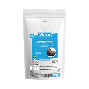 Vinco AutoWipe Leather Biodegradable Wipes